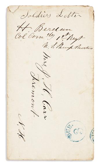 (CIVIL WAR--GENERALS--UNION.) Group of 4 items, each Signed, including two Civil War dated: John Aaron Rawlins * Henry Jackson Hunt * H